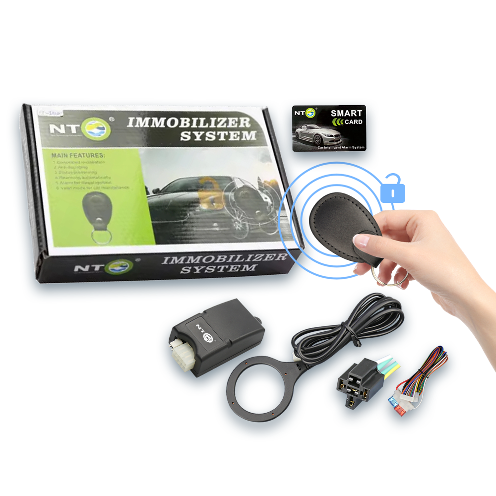 NTO Car Alarm Wireless Remote Relay RFID Immobilizer System Car Security System for Car Anti-Hijacking Alarms